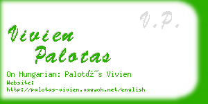 vivien palotas business card